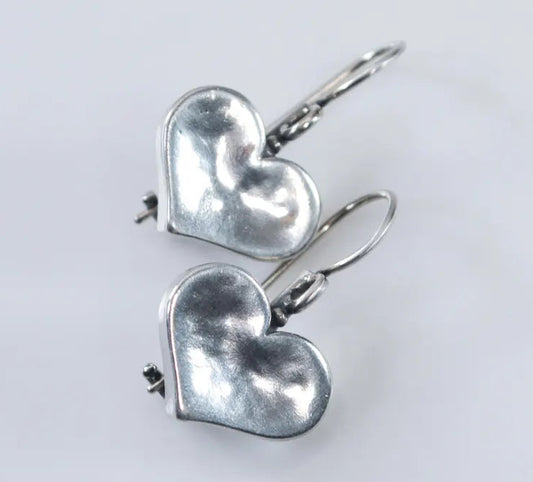 Shablool Didae Sterling Silver Heart Earrings