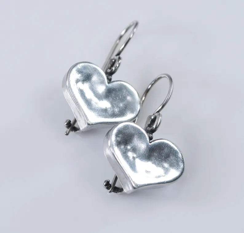 Shablool Didae Sterling Silver Heart Earrings