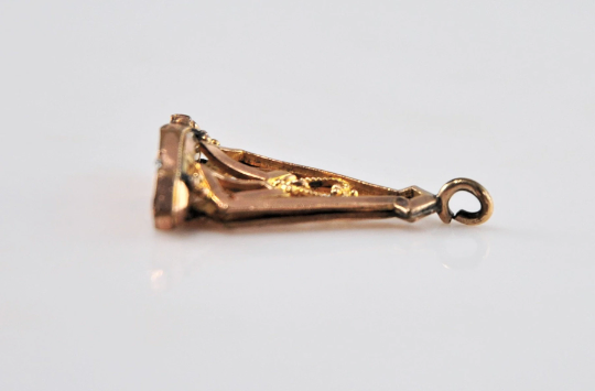 Antique Gold Filled Fob - silvervintagejewelry